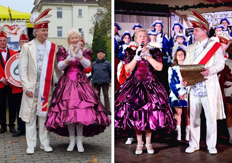 Herzliche Grüße vom diesjährigen Prinzenpaar des WCC zum 60. Jubiläum Prinz Torsten der Erste & Prinzessin Ellen die Erste